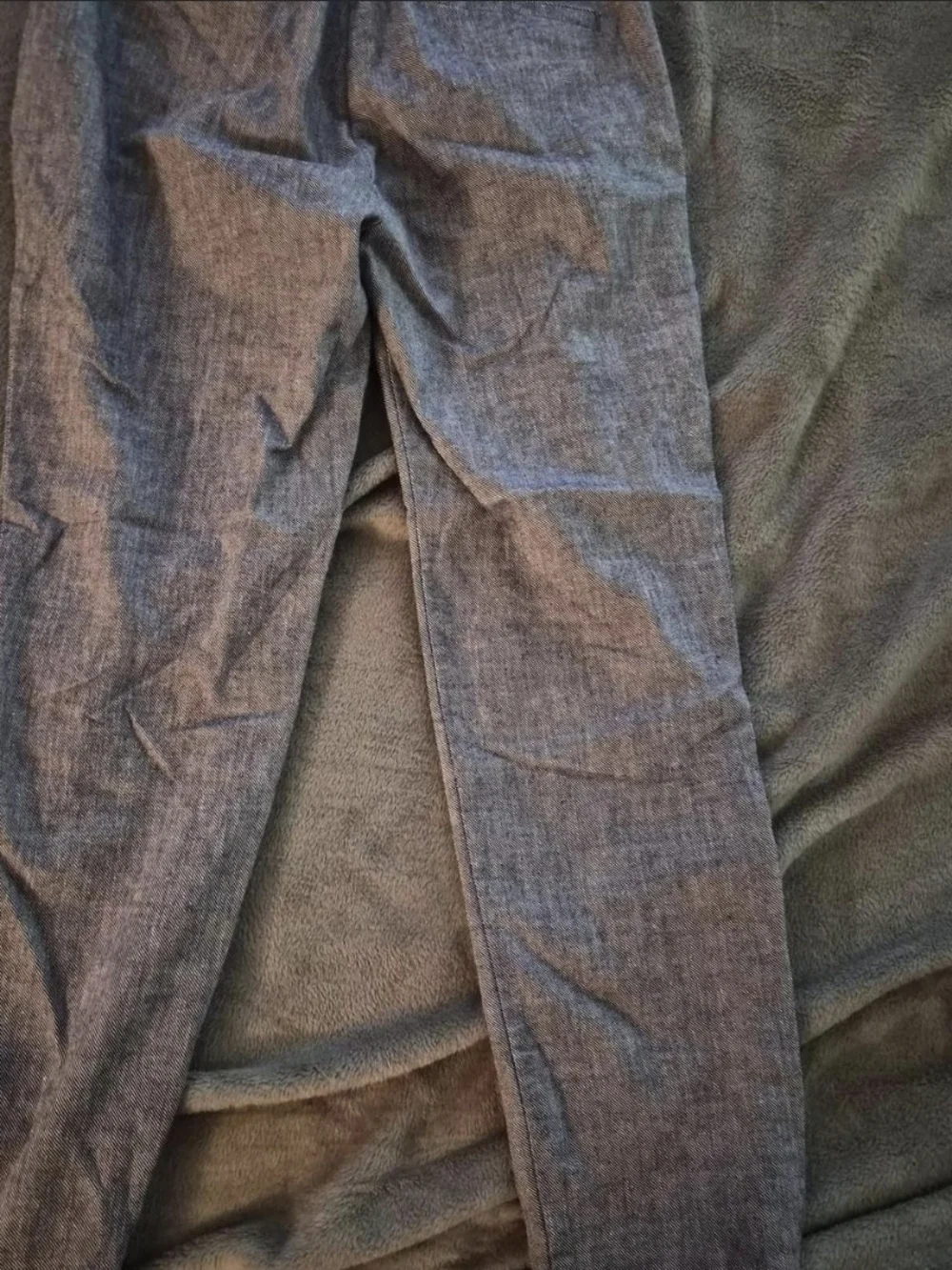Zara Men's Slim Dress Pants Blue